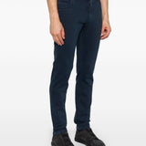Jeans affusolati a vita bassa in blu Eleventy - uomo 