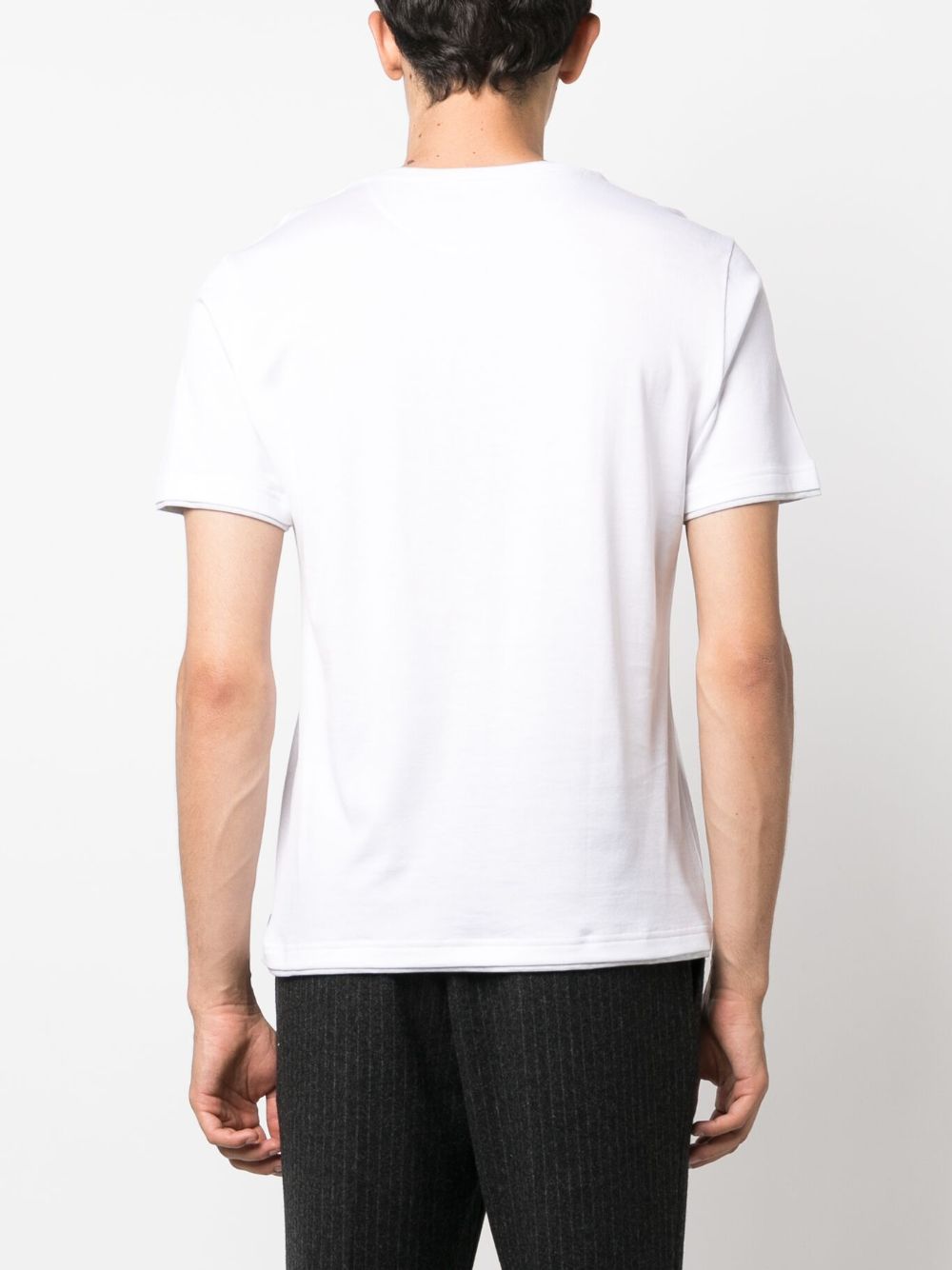 T-shirt a doppio strato in grigio Eleventy - uomo 