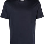T-shirt girocollo in blu Eleventy - uomo 