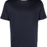 T-shirt girocollo in blu Eleventy - uomo 