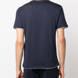 T-shirt girocollo in blu Eleventy - uomo 