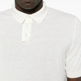 Polo a coste in bianco Eleventy - uomo 