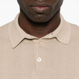 Polo in maglia fine in beige Eleventy - uomo 