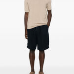 Polo in maglia fine in beige Eleventy - uomo 