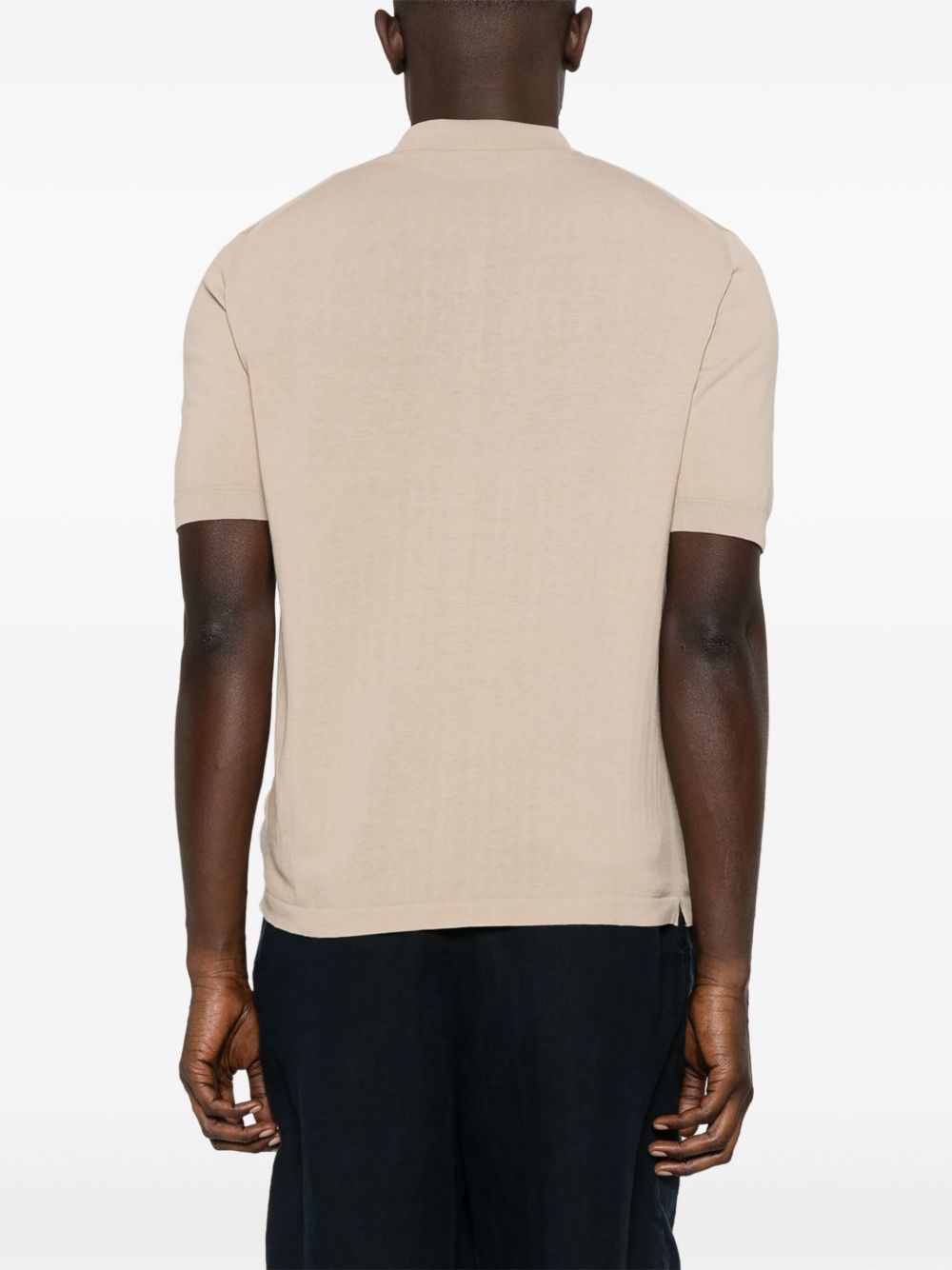 Polo in maglia fine in beige Eleventy - uomo 