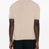 Polo in maglia fine in beige Eleventy - uomo 