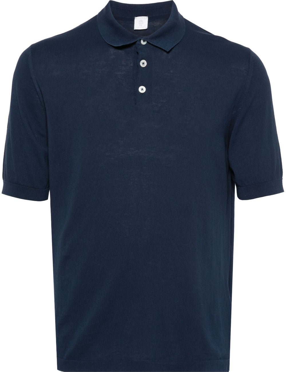 Blue cotton polo shirt Eleventy - uomo 