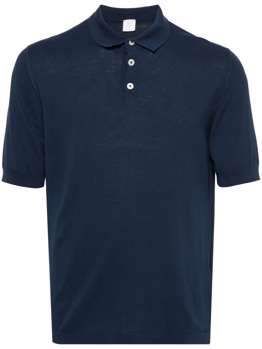 Blue cotton polo shirt Eleventy - uomo 