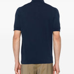 Blue cotton polo shirt Eleventy - uomo 