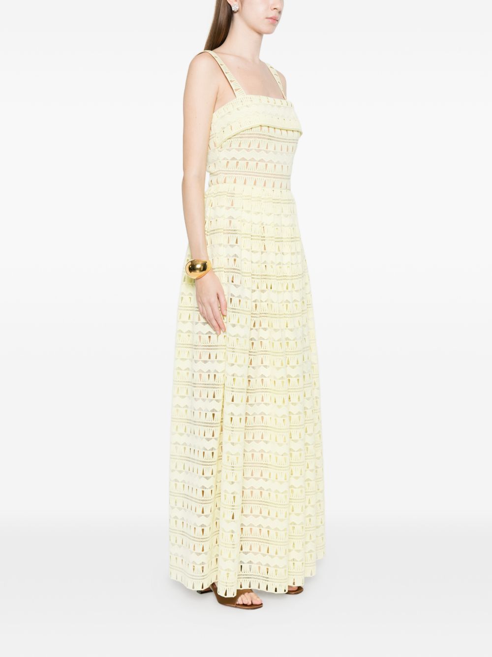 Abito in pizzo in giallo Elie saab - donna 
