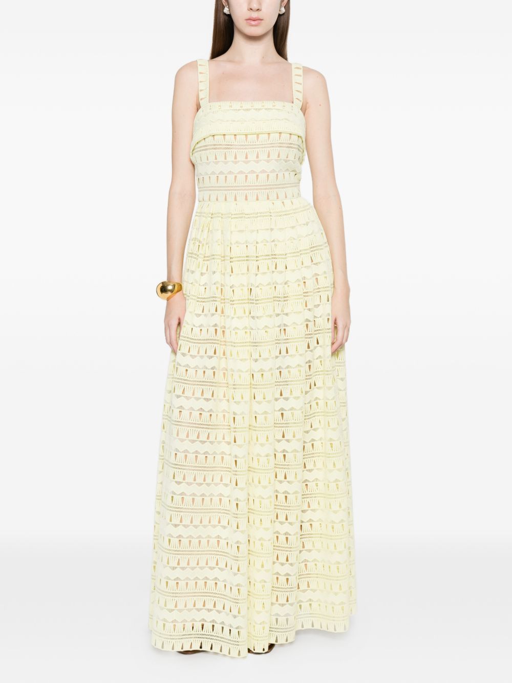 Abito in pizzo in giallo Elie saab - donna 