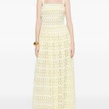 Abito in pizzo in giallo Elie saab - donna 