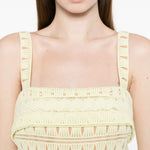 Abito in pizzo in giallo Elie saab - donna 