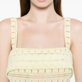 Abito in pizzo in giallo Elie saab - donna 