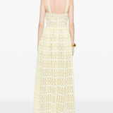 Abito in pizzo in giallo Elie saab - donna 