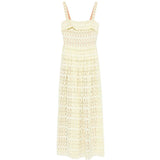 Abito in pizzo in giallo Elie saab - donna 