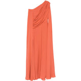 Abito da sera monospalla in arancione Elie saab - donna 