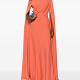 Abito da sera monospalla in arancione Elie saab - donna 