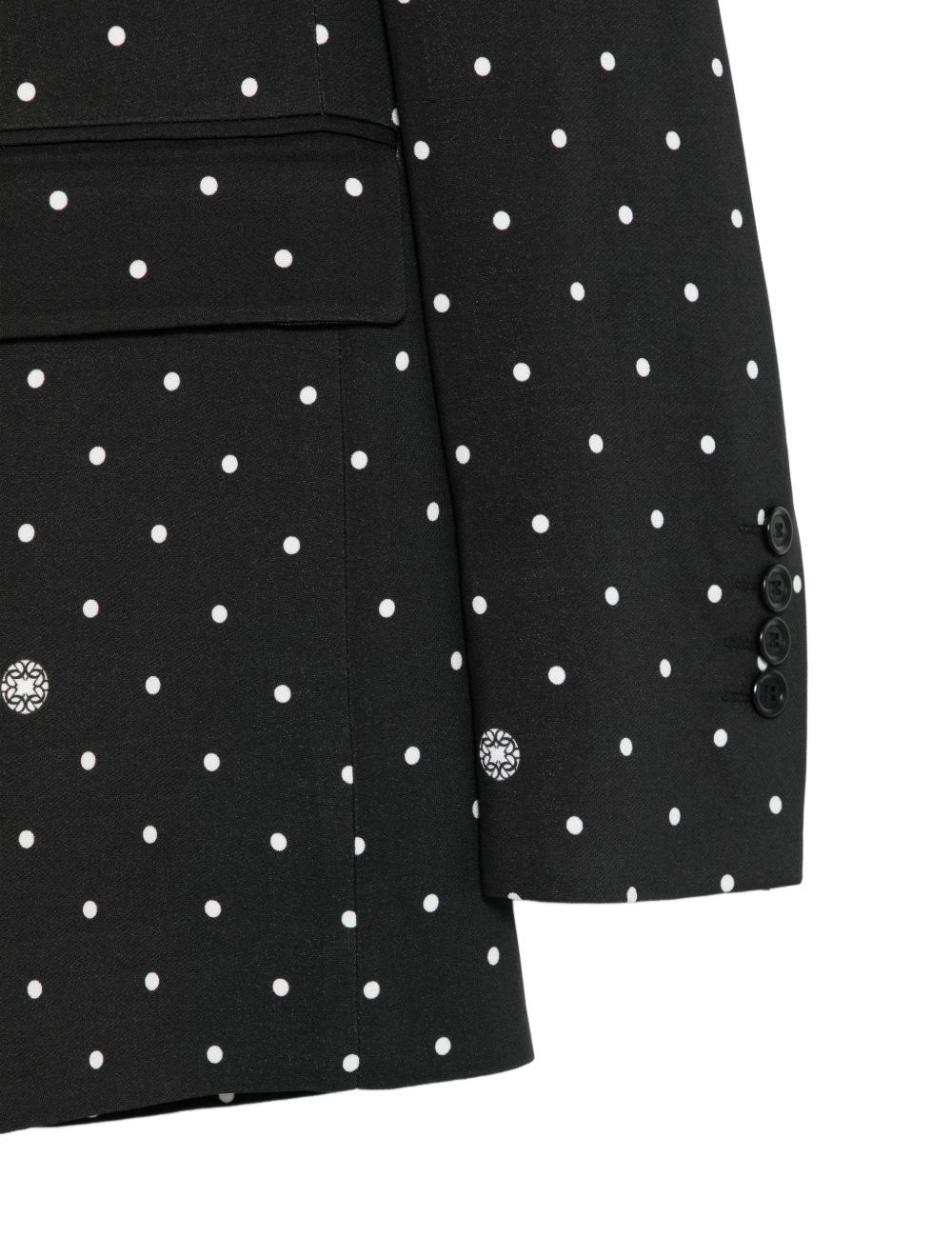 Blazer crazy a pois in nero Elie Saab - donna 