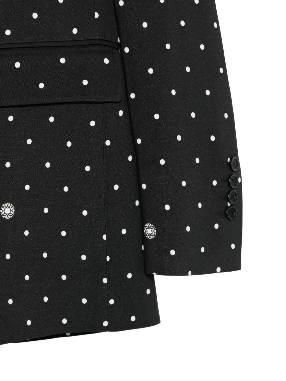 Blazer crazy a pois in nero Elie Saab - donna 