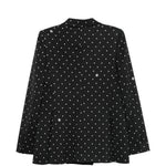 Blazer crazy a pois in nero Elie Saab - donna 