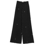 Pantaloni a pois in nero Elie Saab - donna 