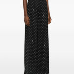 Pantaloni a pois in nero Elie Saab - donna 