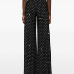 Pantaloni a pois in nero Elie Saab - donna 