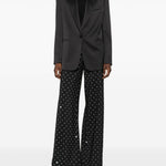 Pantaloni a pois in nero Elie Saab - donna 