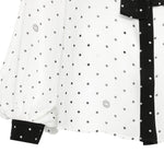 CAMICIA A POIS CON FIOCCO in bianco Elie Saab - donna 