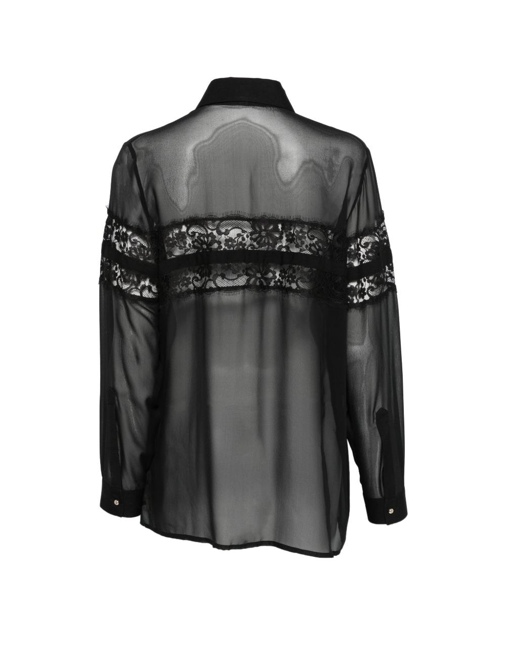 Black lace bow shirt Elie Saab - donna 