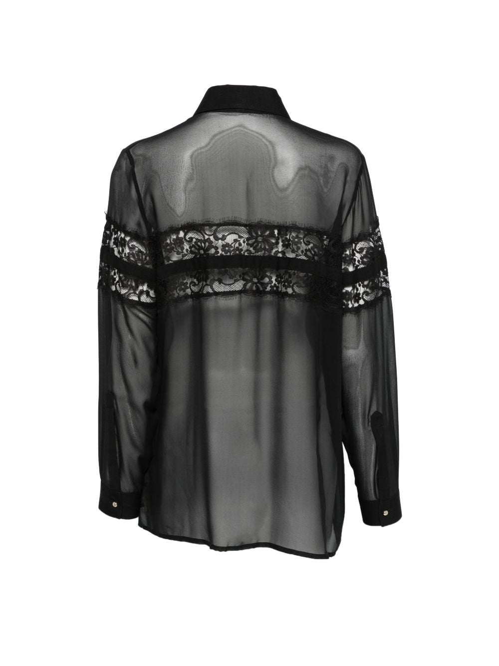 Black lace bow shirt Elie Saab - donna 