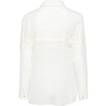 White lace bow shirt Elie Saab - donna 