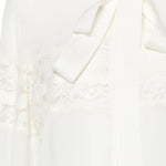 White lace bow shirt Elie Saab - donna 