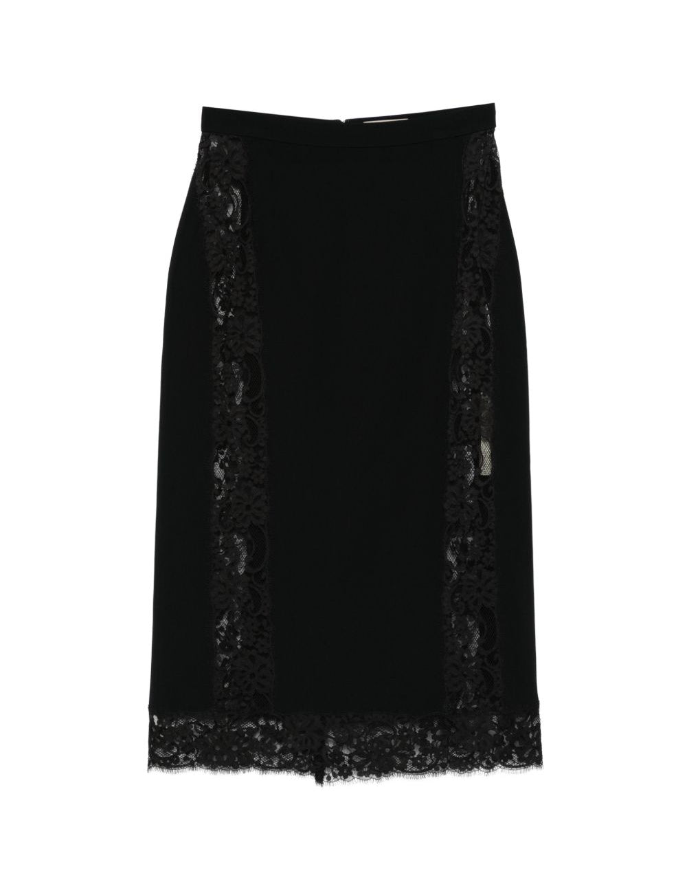 GONNA MIDI IN PIZZO IN NERO Elie Saab - DONNA 
