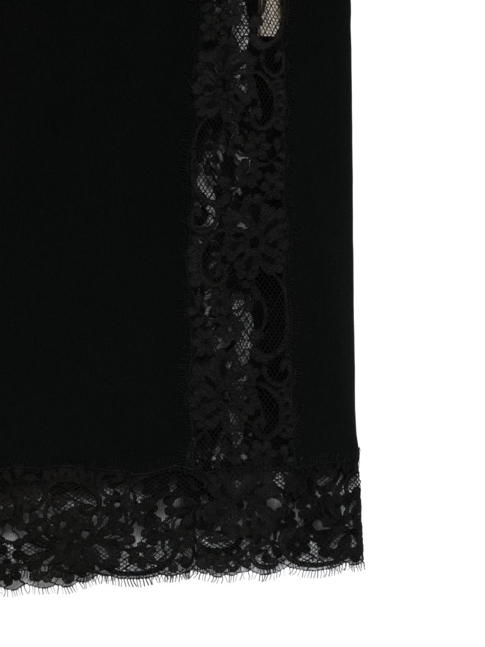 GONNA MIDI IN PIZZO IN NERO Elie Saab - DONNA 