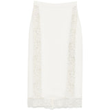 GONNA MIDI IN PIZZO IN NERO Elie Saab - DONNA 