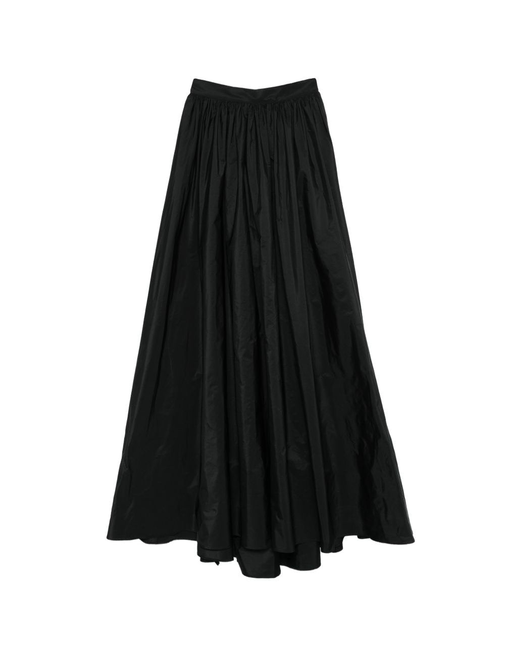 Gonna lunga arricciata in nero Elie Saab - donna 