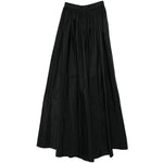 Gonna lunga arricciata in nero Elie Saab - donna 