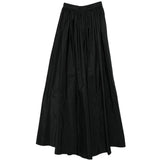 Gonna lunga arricciata in nero Elie Saab - donna 