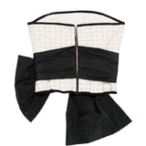 Top con fiocco in nero e avorio Elie Saab - donna 