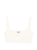 White logo crop top Entire Studios - women