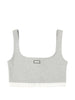 Grey ribbed crop top Entire studios - women