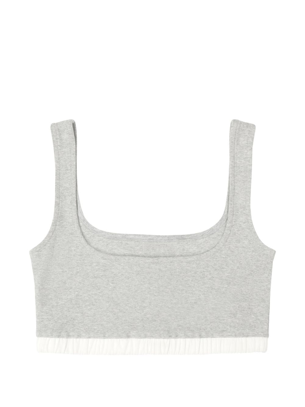 Top crop a coste in grigio Entire studios - donna 