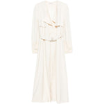 Trench coat con cintura Vela in beige Entire studios - donna 