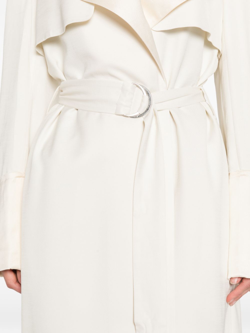 Trench coat con cintura Vela in beige Entire studios - donna 