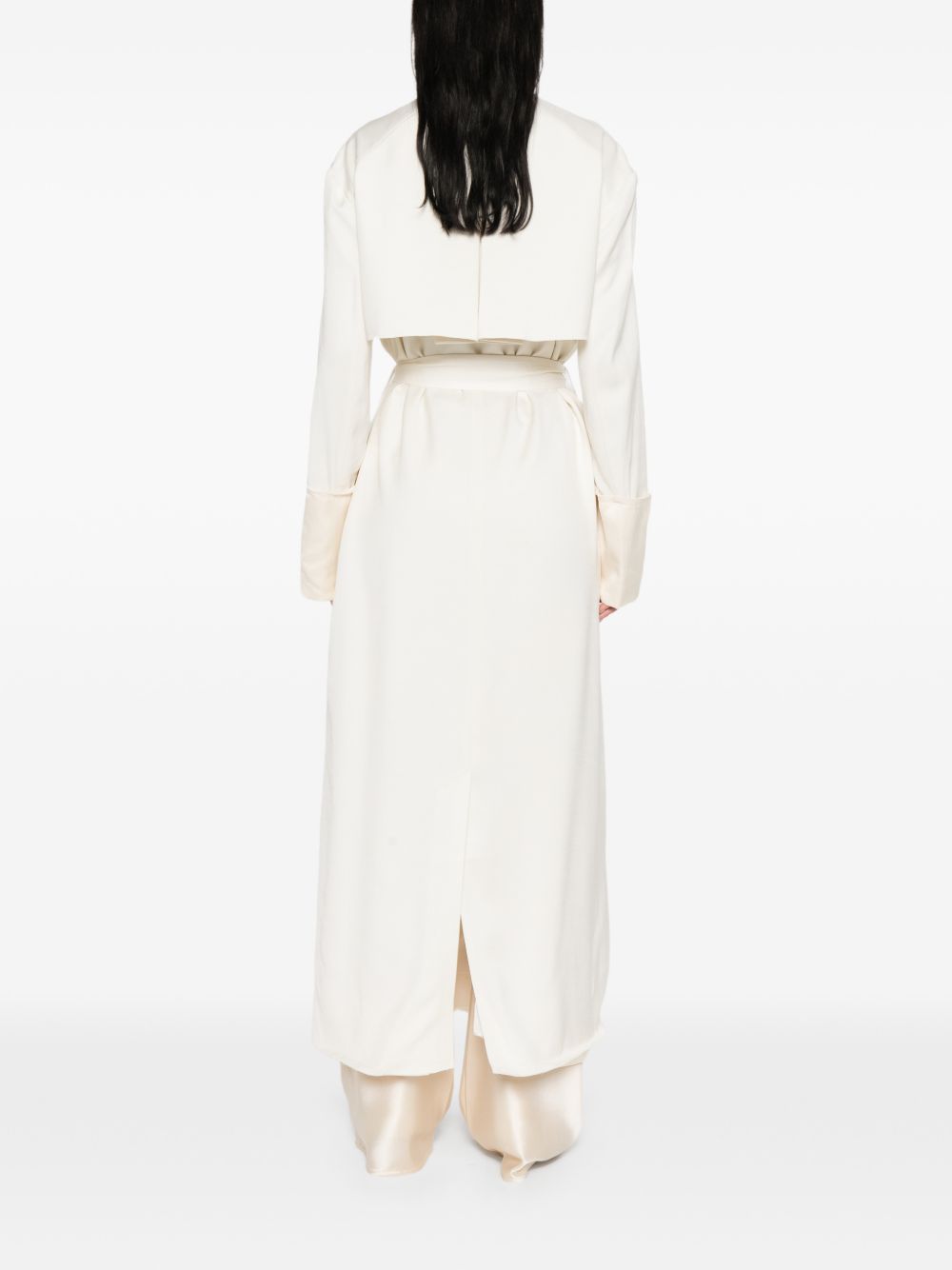 Trench coat con cintura Vela in beige Entire studios - donna 