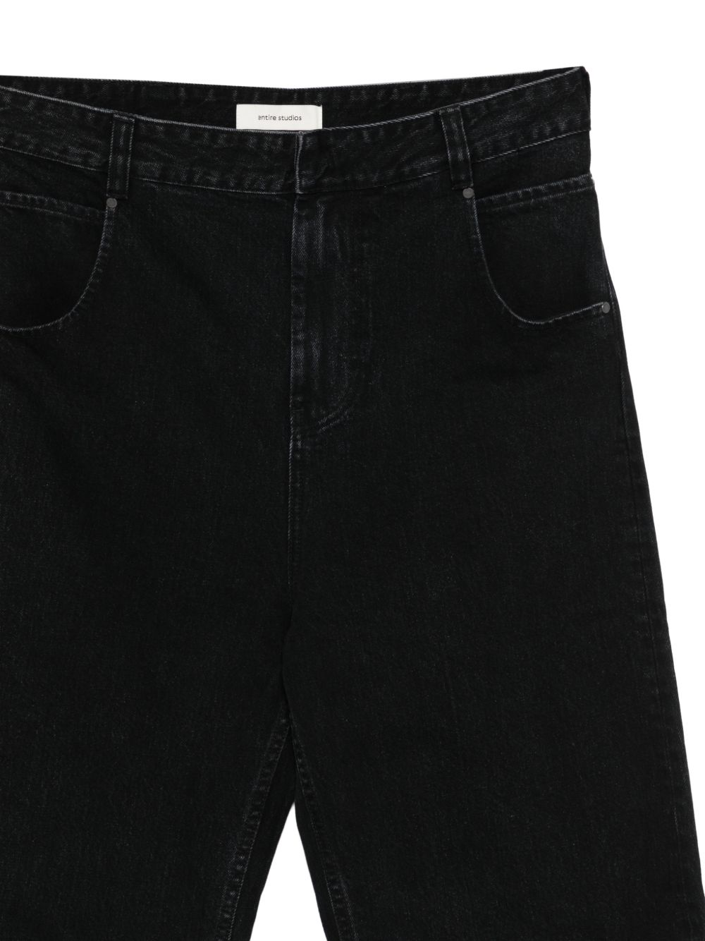 Jeans a gamba larga in nero Entire studios - unisex 