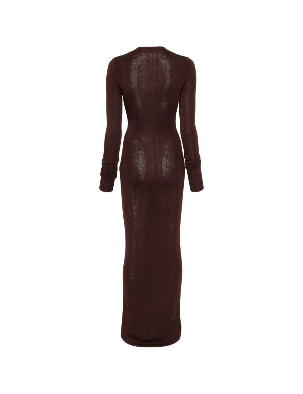 ABITO LUNGO SCOLLO A V in marrone Entire Studios - donna 