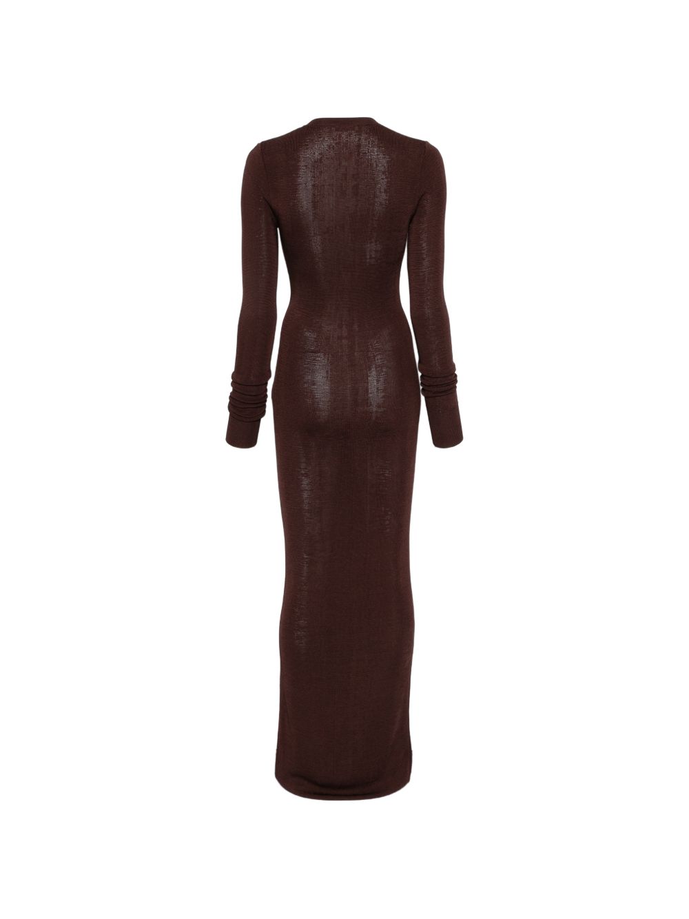 ABITO LUNGO SCOLLO A V in marrone Entire Studios - donna 